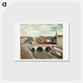 アートポストカード-The Pont Saint Michel in Paris - アンリ マティス Postcard.
