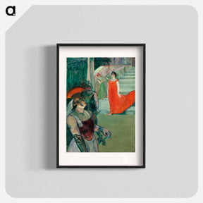 アートポスター-The Opera Messalina at Bordeaux - アンリ ド トゥールーズ ロートレック Poster.