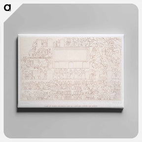 アートパネル-Camp of Ramses
 - エジプト美術史 Canvas.
