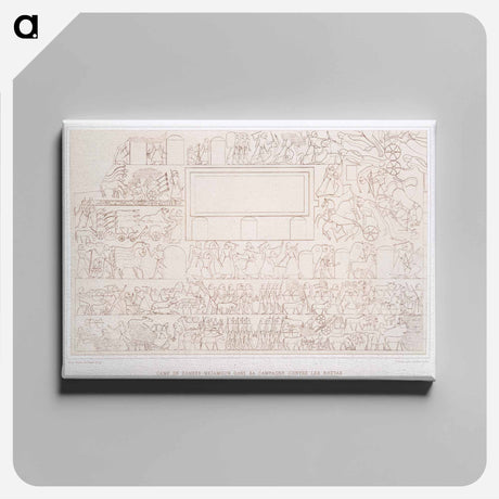 アートパネル-Camp of Ramses
 - エジプト美術史 Canvas.