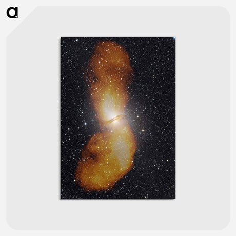 アートポストカード-Black Hole Jets
 - ハッブル画像 Postcard.