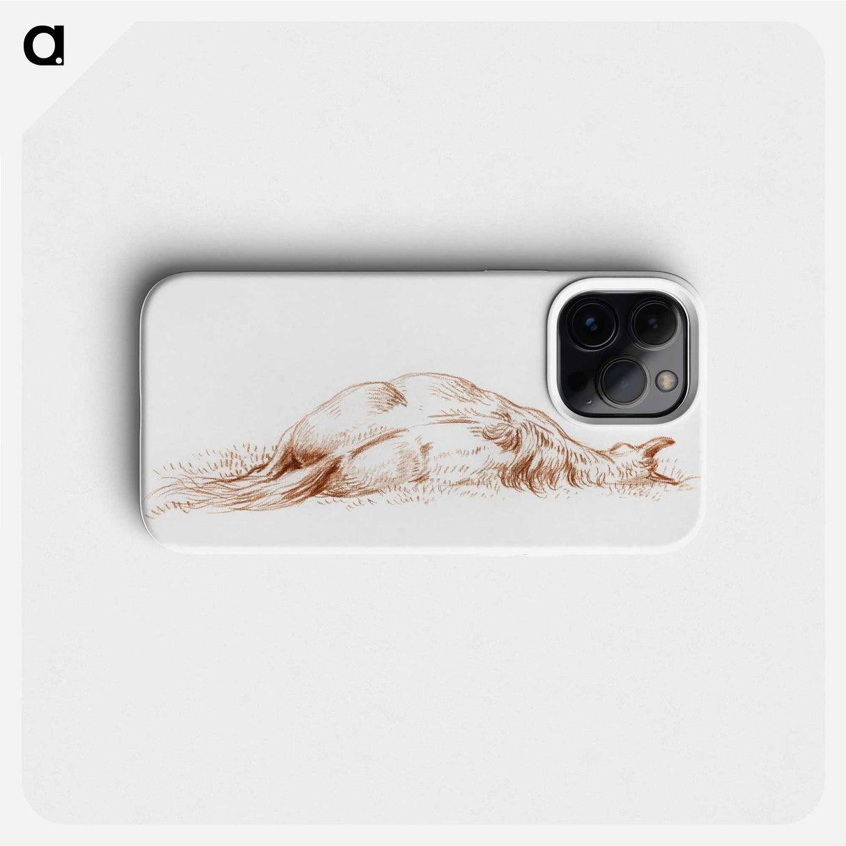 Lying horse - ジャン ベルナール Phone Case.