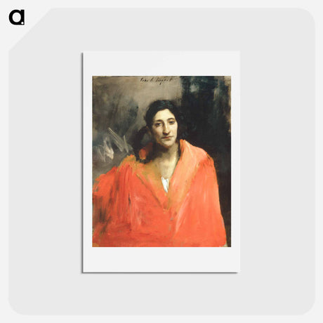 アートポストカード-Gitana - ジョン シンガー サージェント Postcard.