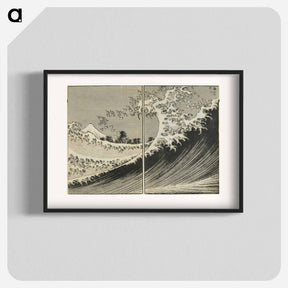 アートポスター-One Hundred Views of Mount Fuji - 葛飾 北斎 Poster.