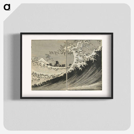 アートポスター-One Hundred Views of Mount Fuji - 葛飾 北斎 Poster.
