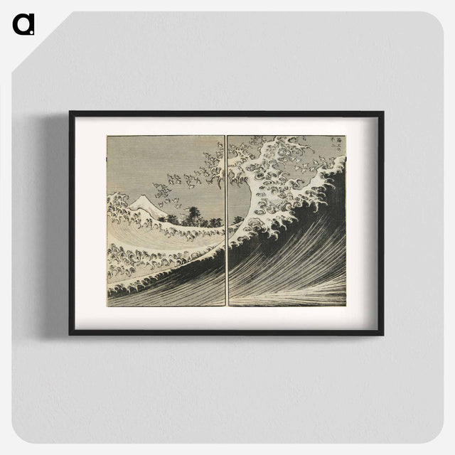 アートポスター-One Hundred Views of Mount Fuji - 葛飾 北斎 Poster.