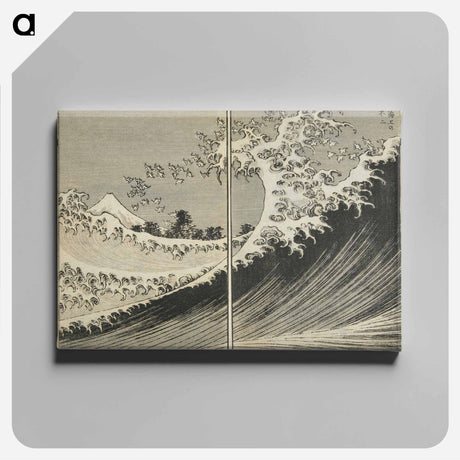 アートパネル-One Hundred Views of Mount Fuji - 葛飾 北斎 Canvas.