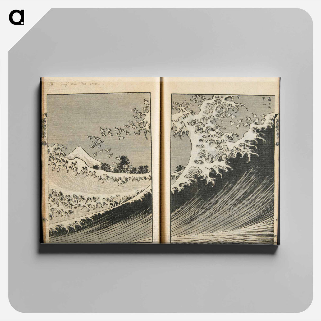 One Hundred Views of Mount Fuji - Katsushika Hokusai Canvas.