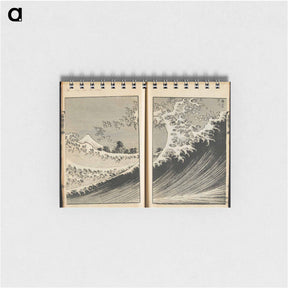 アートメモ帳-One Hundred Views of Mount Fuji - 葛飾 北斎 Memo.