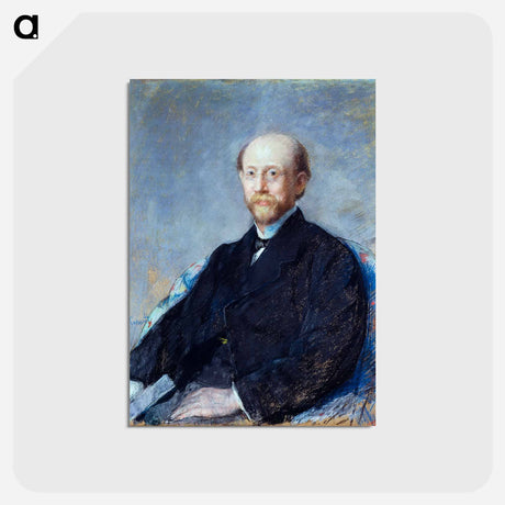 アートポストカード-Portrait of a man - メアリー カサット Postcard.