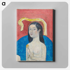 アートパネル-Portrait of the Artist’s Mother - ポール ゴーギャン Canvas.