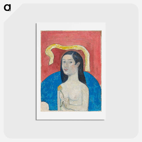 アートポストカード-Portrait of the Artist’s Mother - ポール ゴーギャン Postcard.