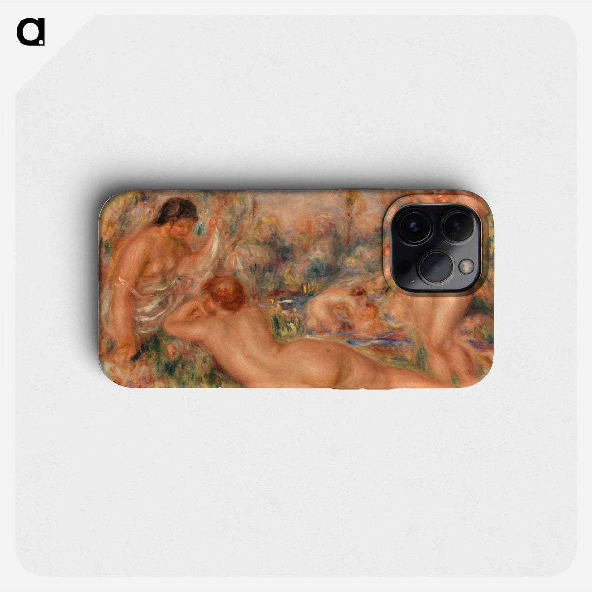 Bathers - Pierre Auguste Renoir Phone Case.