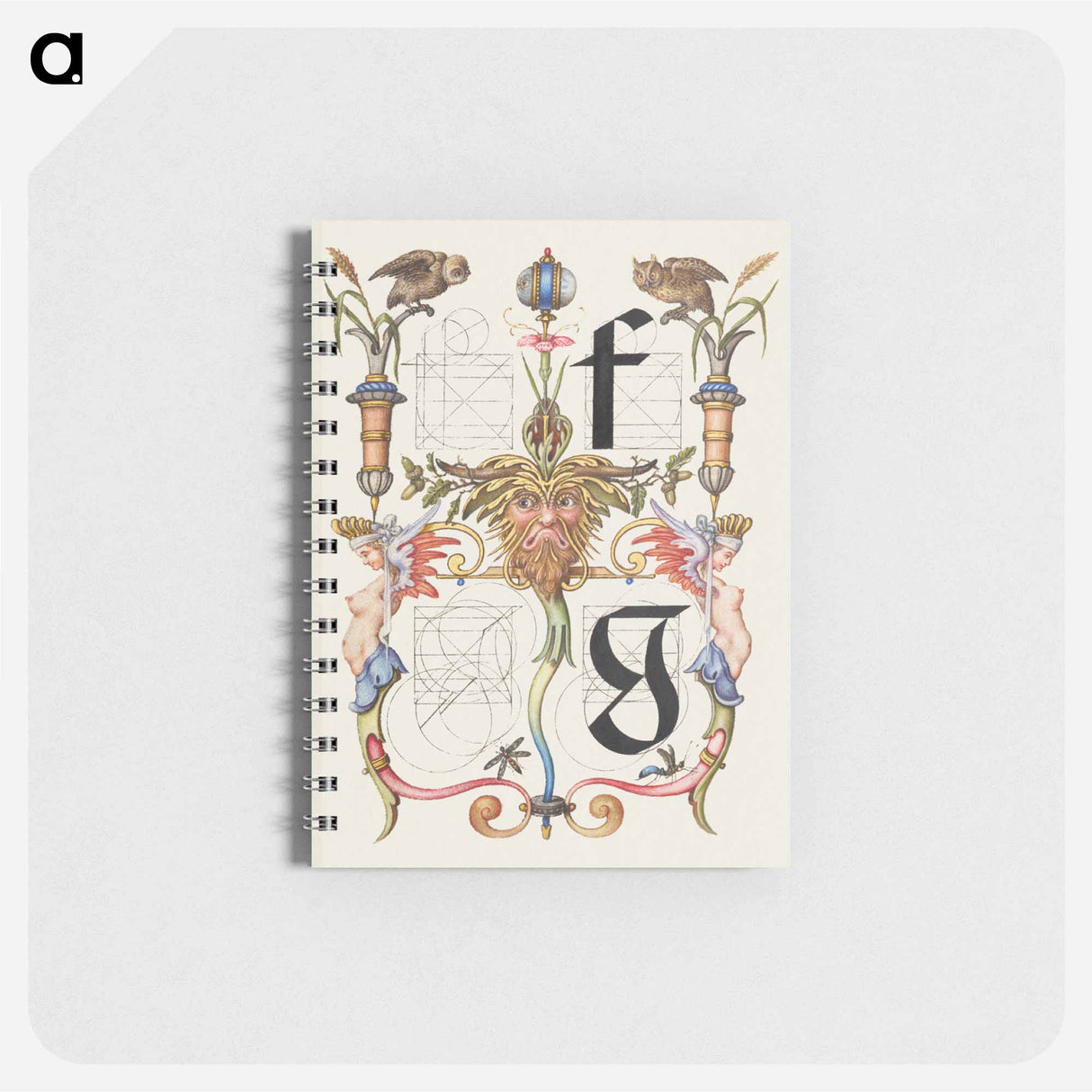 アートメモ帳-Guide for Constructing the Letters f and g from Mira Calligraphiae Monumenta
 - 書道のお手本 Memo.