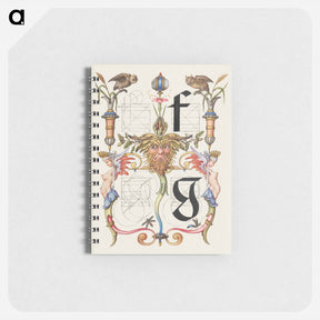 アートメモ帳-Guide for Constructing the Letters f and g from Mira Calligraphiae Monumenta
 - 書道のお手本 Memo.