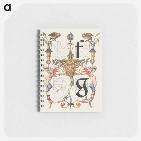 アートメモ帳-Guide for Constructing the Letters f and g from Mira Calligraphiae Monumenta
 - 書道のお手本 Memo.