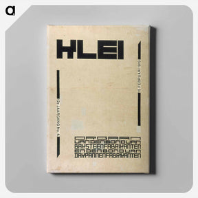 アートパネル-Cover design for magazine "Klei" - テオ ファン ドゥースブルフ Canvas.