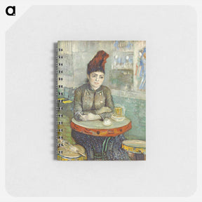 アートメモ帳-Agostina Segatori Sitting in the Café du Tambourin - フィンセント ファン ゴッホ Memo.