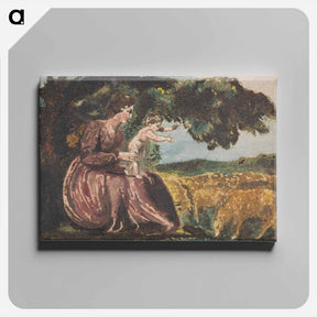 アートパネル-Spring, from Songs of Innocence - ウィリアム ブレイク Canvas.