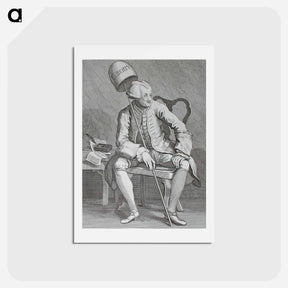 アートポストカード-John Wilkes - ウィリアム ホガース Postcard.
