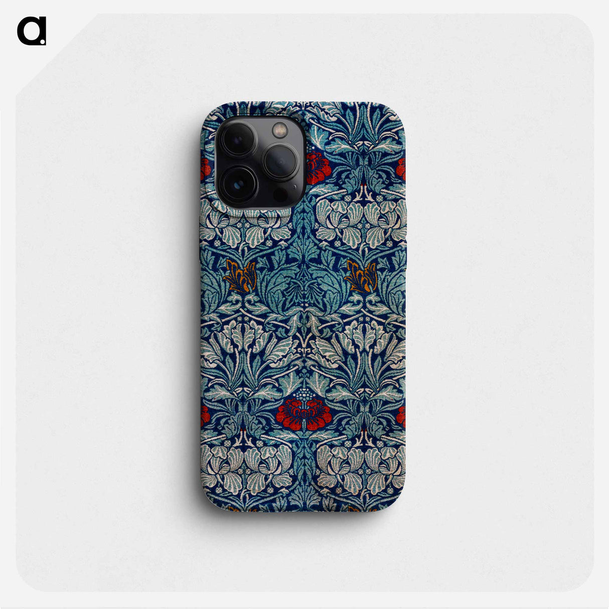 Tulip and Rose - William Morris Phone Case.