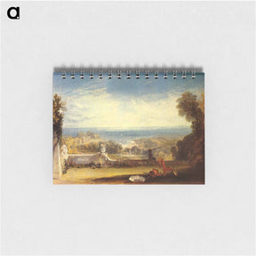 アートメモ帳-View from the Terrace of a Villa at Niton, Isle of Wight - ウィリアム ターナー Memo.