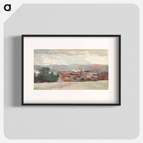 アートポスター-View of Santiago de Cuba - ウィンスロー ホーマー Poster.