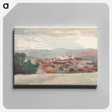 View of Santiago de Cuba - ウィンスロー ホーマー Canvas.