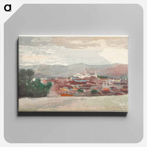 アートパネル-View of Santiago de Cuba - ウィンスロー ホーマー Canvas.