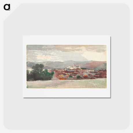 アートポストカード-View of Santiago de Cuba - ウィンスロー ホーマー Postcard.