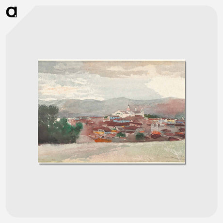 アートポストカード-View of Santiago de Cuba - ウィンスロー ホーマー Postcard.