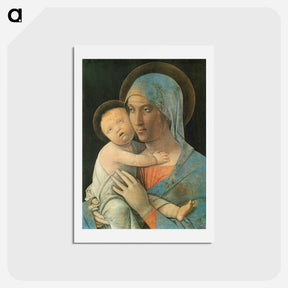 アートポストカード-Virgin and Child - アンドレア マンテーニャ Postcard.