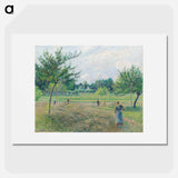 Haymaking at Éragny - Camille Pissarro Poster.