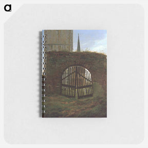 アートメモ帳-Churchyard Gate - カスパー ダーヴィト フリードリヒ Memo.