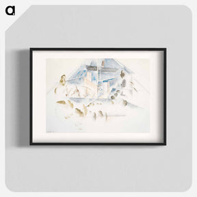 アートポスター-Bermuda, Masts and Foliage - チャールズ デムス Poster.