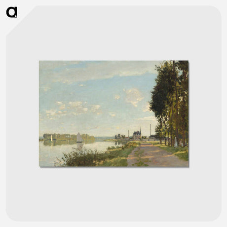 アートポストカード-Claude Monet's Argenteuil - クロード モネ Postcard.