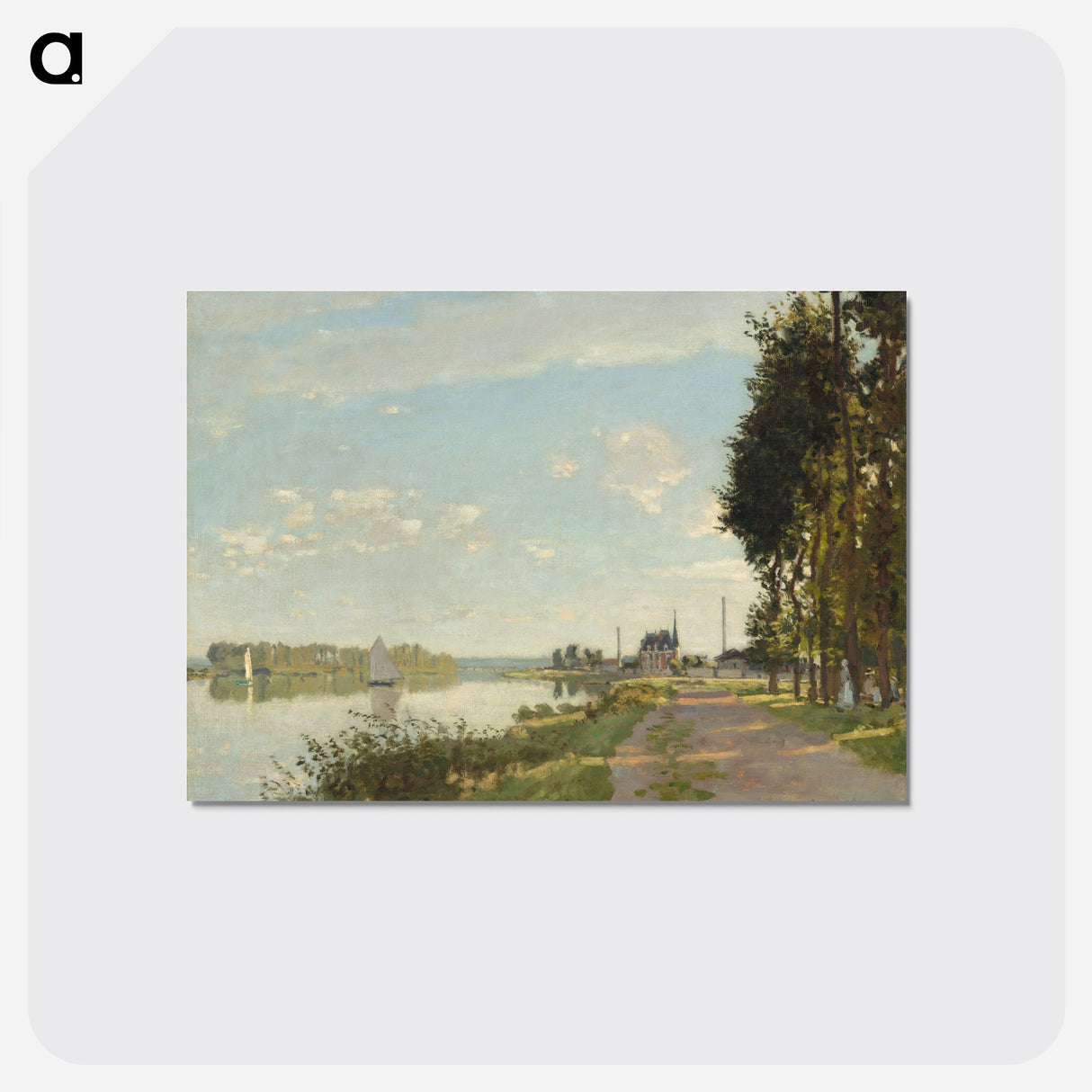 Claude Monet's Argenteuil - クロード モネ Postcard.