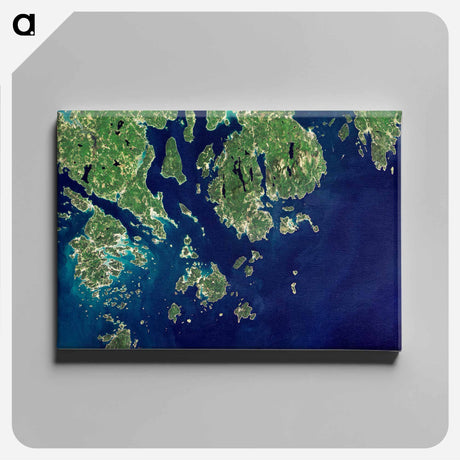 アートパネル-Acadia National Park
 - 上空からの地球 Canvas.