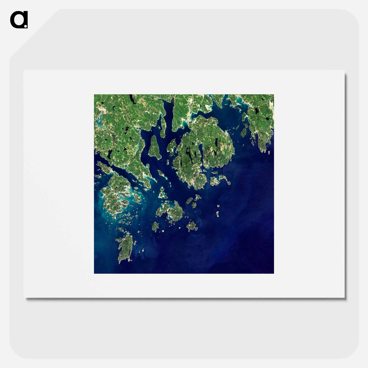 アートポスター-Acadia National Park
 - 上空からの地球 Poster.