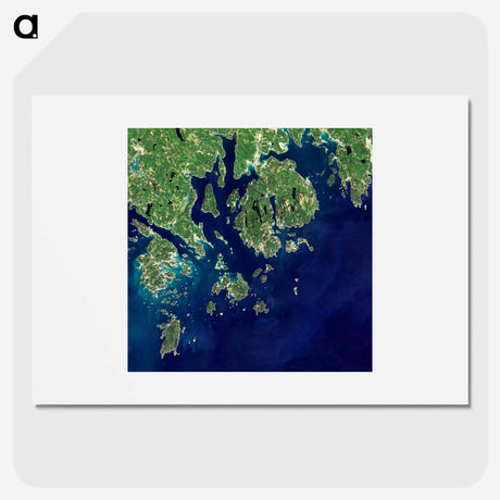 アートポスター-Acadia National Park
 - 上空からの地球 Poster.