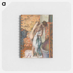 アートメモ帳-Naked lady. Après le bain (Femme s'essuyant) - エドガー ドガ Memo.