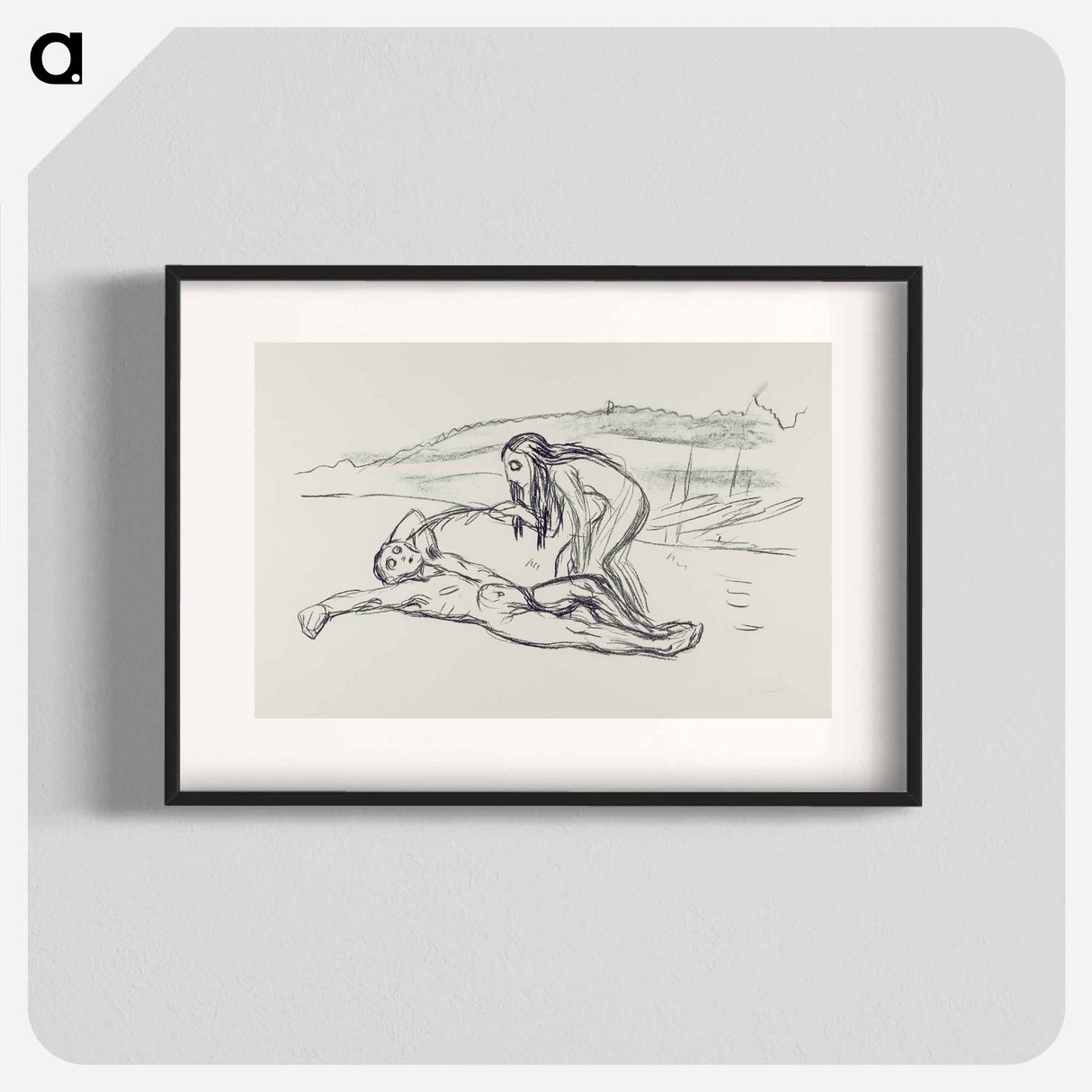 Alpha and Omega - エドヴァルド ムンク Poster.