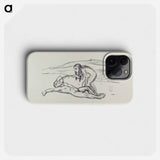 Alpha and Omega - Edvard Munch Phone Case.