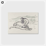 Alpha and Omega - エドヴァルド ムンク Postcard.