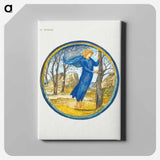 Key of Spring from The Flower Book - エドワード バーン ジョーンズ Canvas.