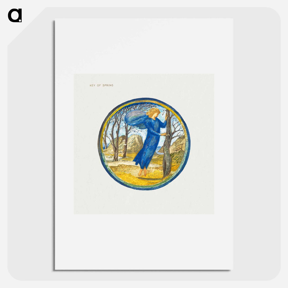 Key of Spring from The Flower Book - エドワード バーン ジョーンズ Poster.