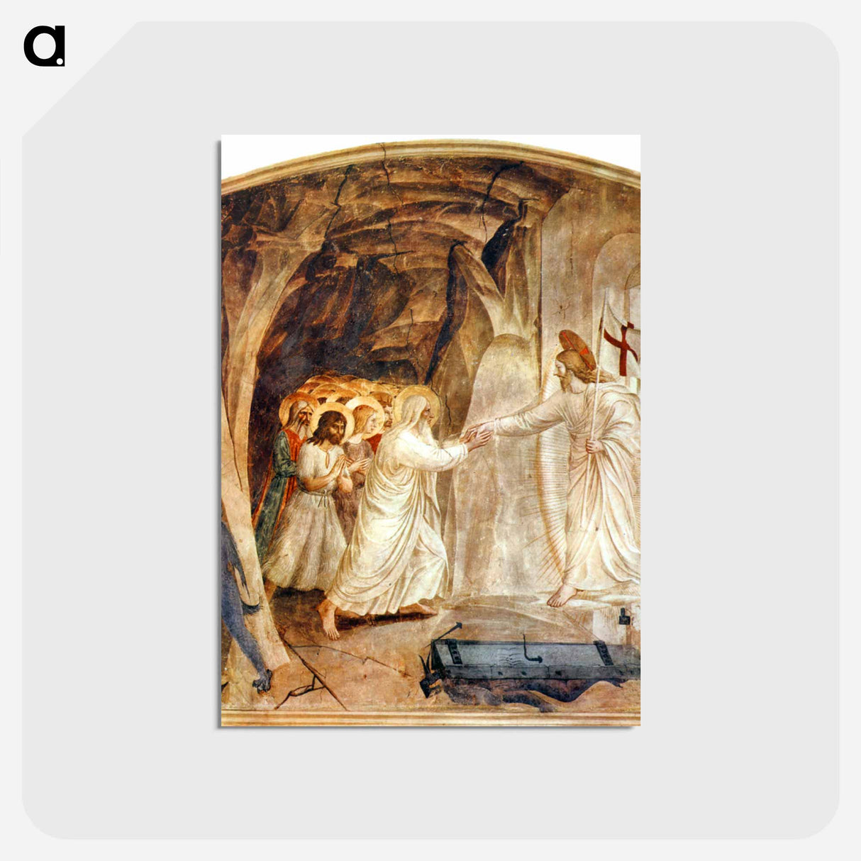 Christ in Limbo - フラ アンジェリコ Postcard.