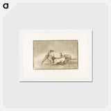 アートポストカード-The Art of Bullfighting - フランシスコ デ ゴヤ Postcard.