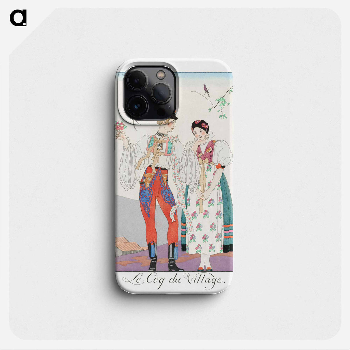 Le Coq du Village - ジョルジュ バルビエ Phone Case.