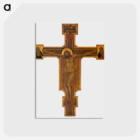 アートポストカード-Crucifixion - ジョット ディ ボンドーネ Postcard.